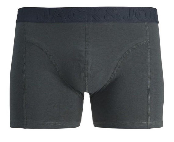 Набір чоловічих трусів боксерів Jack & Jones ADDITIONAL 3 шт в наборі | Зображення 4