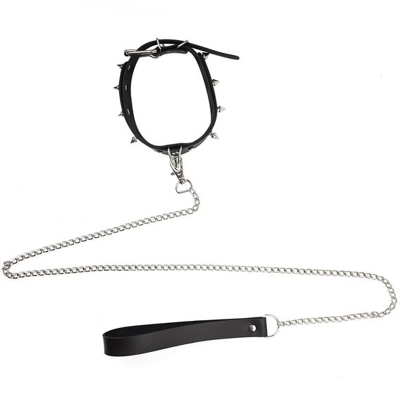 Нашийник з шипами та повідцем Art of Sex - Collar Spikes and Leash | Зображення 4