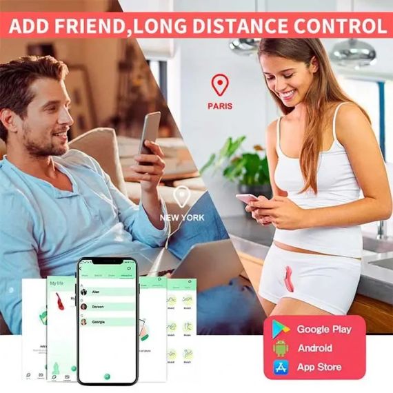 Смарт-вибратор в трусики Love Spouse Tongue –  Смарт вибраторы | Зображення 4