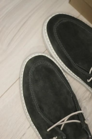 Сучасні топсайдери Kadar зеленого кольору 42 розмір | Зображення 6