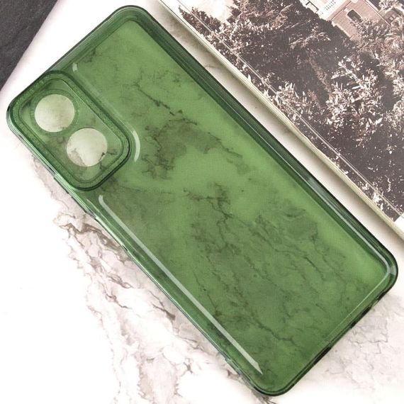 Чохол TPU Starfall Clear для Oppo A17 Зелений | Зображення 3