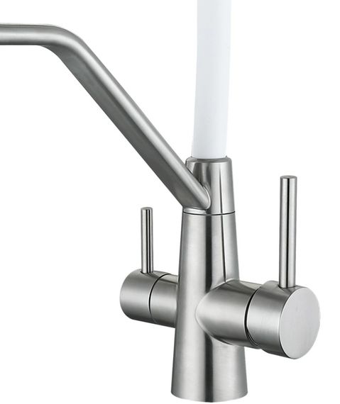 Змішувач для кухні Lidz Aria 020F3 з гнучким виливом з підключенням для питної води LDARI020F3WNK39480 | Зображення 3