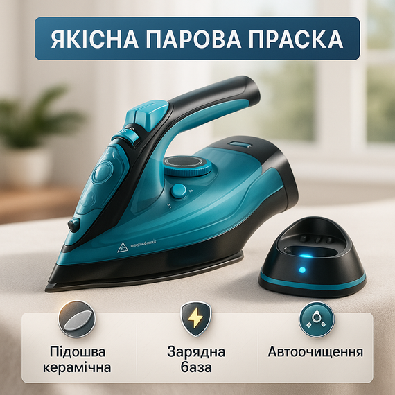 Утюг отпариватель для глажки вещей Domotec MS-1210В 2400Вт, Паровой утюг для свежести одежды RT-22