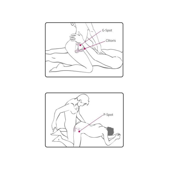 Вибронасадка на член Adrien Lastic Gladiator с пультом LRS, стимуляция клитора и точки G, 2 мотора sexstyle | Зображення 5