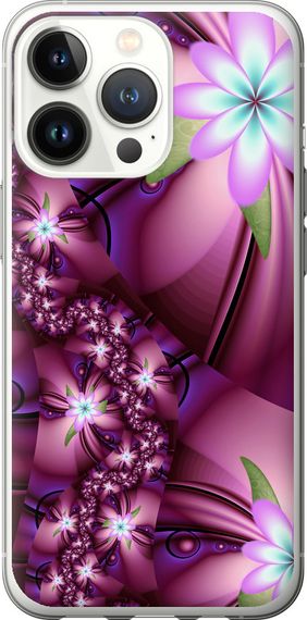 Чехол на iPhone 13 Pro Цветочная мозаика "1961u-2372-17620"