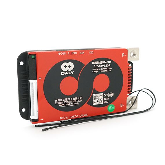 BMS smart плата DaLy LiFePO4 48V 16S 120A  з Bluetooth