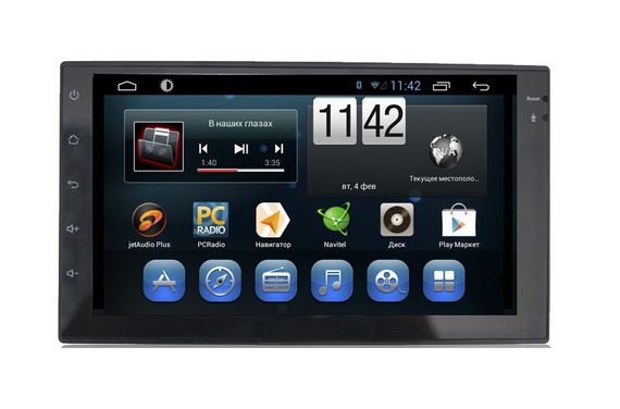 Автомагнітола Nissan універсальна. Kaier KR-7102 Android, без DVD, 4-х ядерний процесор | Зображення 1