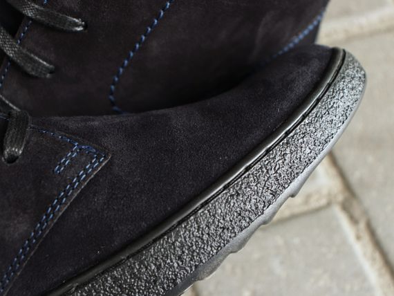 Темно синие замшевые ботинки Safari | Зображення 4