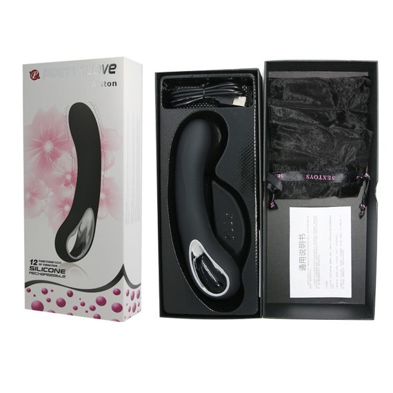 Вибратор - Pretty Love Alston Vibrator Black Sex Aura | Зображення 6