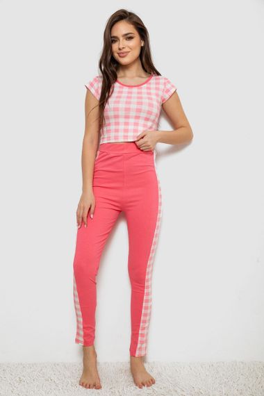 Пижама женская  -уценка, цвет розовый, 243R1488-017-U | Зображення 1