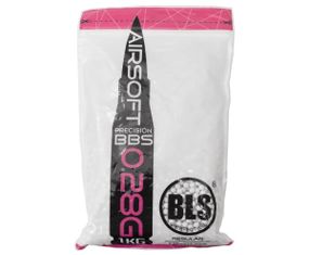 Кульки для страйкболу BLS BLS-WHITE-028-1 0.28 1 кг 3600 шт білі