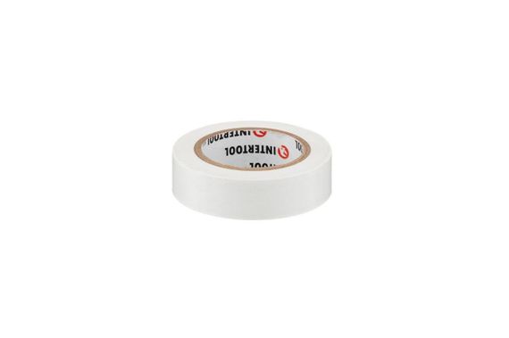 Лента изоляционная Intertool - 25 м x 17 x 0,15 мм белая (IT-0063)