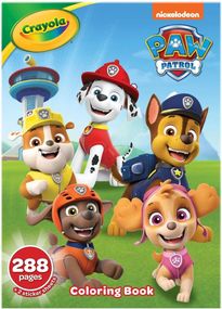 Большая книга раскраска Крайола Щенячий патруль 288 страниц Оригинал Crayola PAW Patrol Coloring Book