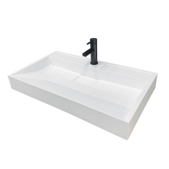 Раковина накладная Adamant VISION, прямоугольная (4824296204201)