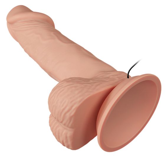 Вібратор на присосці BAILE - Beautiful Zebulon Vibration 7.6", BW-008108ZR Sex Aura | Зображення 7