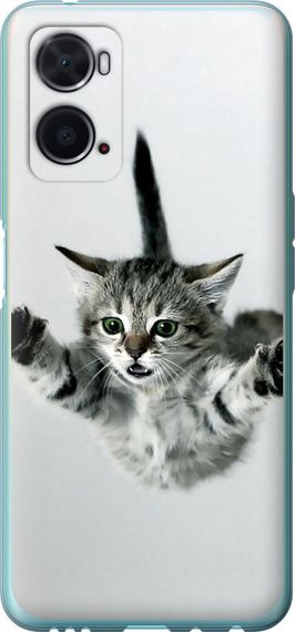 Чехол на Oppo A76 Летящий котёнок "2322u-2760-17620"