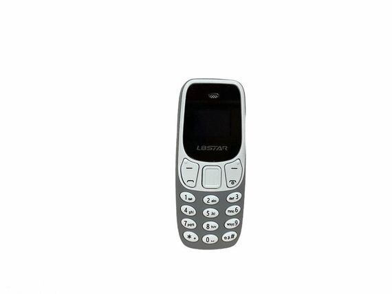 Міні мобільний маленький телефон L8 Star BM10 (2Sim) сірий | Зображення 3