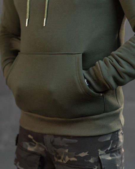 Худі CELEO на флісіЗвжди перші олива ВТ7989 | Зображення 4