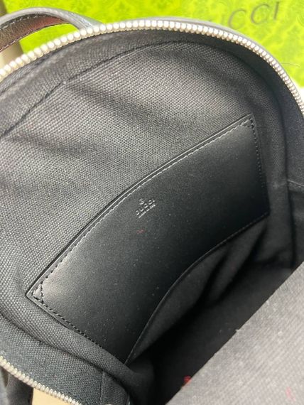 Нагрудна сiра сумка Gucci GG Gray c845 | Зображення 4