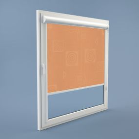Рулонная штора Rolets Икеа 2-2086-2100 210x170 см закрытого типа Терракотовая
