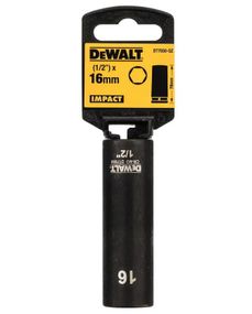 Головка торцева ударна DeWalt IMPACT довга шестигранна 1/2" 16 мм (DT7550)