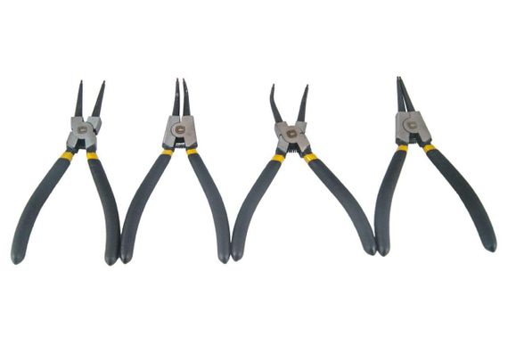 Набір прогумованих знімачів стопорних кілець (гумовані) 175 мм (4шт) СІЛА 3107051