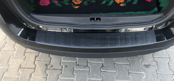 Накладка на задній бампер DDU (ABS) для Renault Scenic/Grand 2009-2016 рр