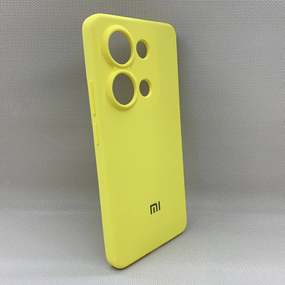 Чохол з логотипом для Xiaomi Note 13 Pro 4G | Протиударний | Soft Touch | Жовтий