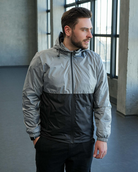 Ветровка Фэнтези серо-черный S M | Зображення 1