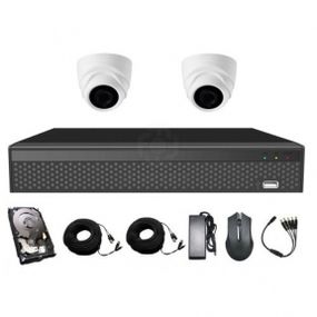 Комплект видеонаблюдения CoVi Security AHD-2D 5MP MasterKit  HDD500