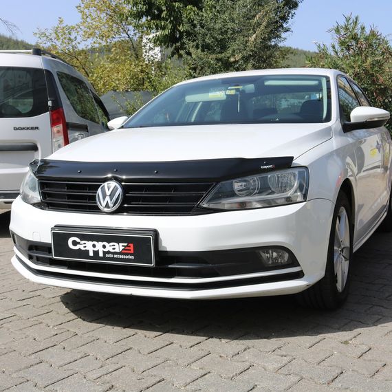 Дефлектор капота (EuroCap) для Volkswagen Jetta 2011-2018 гг