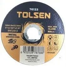 Диск відрізний по металу TOLSEN 125/1,0/22,2