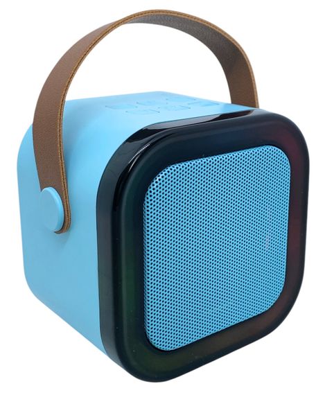 Караоке система детская колонка 2 микрофона bluetooth с подсветкой, регулятором громкости беспроводная K12 | Зображення 2