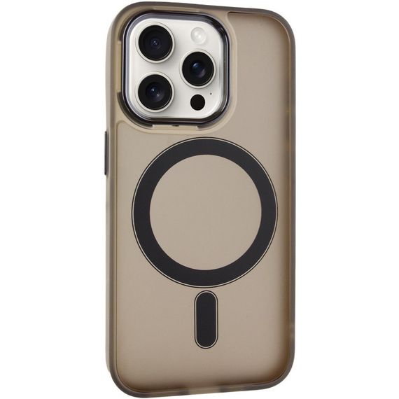 Чохол TPU+PC Lily with MagSafe для Apple iPhone 15 Pro (6.1") Dark Gray