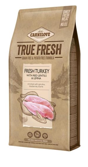 Сухий корм для дорослих собак усіх порід Carnilove True Fresh TURKEY for Adult dogs 11,4 кг (індичка)
