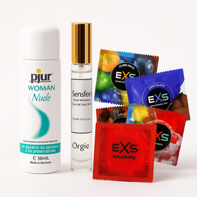 COMBO набір - (SENSFEEL + Orgie + EXS Warming, Flavoured) XL