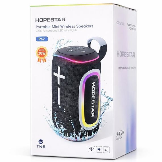 Bluetooth колонка Hopestar P62 20W Black | Зображення 2