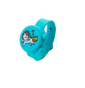 Дитячий браслет санітайзер Бірюзовий