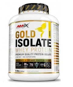 Протеин Amix Nutrition Gold Whey Protein Isolate 2280 g /76 servings/ Banana