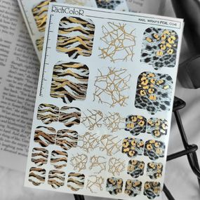 Плівка для дизайну нігтів RichColor 014 для педикюру (8.5x11.5см)