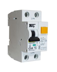 Автоматичний вимикач диференційного струму АВДс-18 2Р 10А 30мА тип АС 6 кА х-ка С Ny95506285