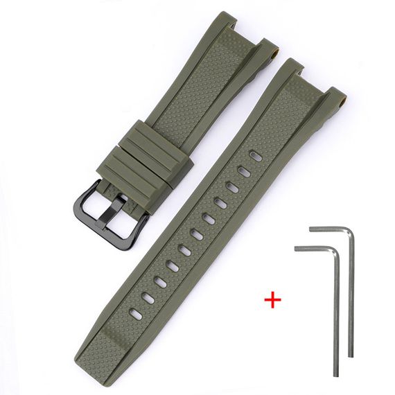 Ремінець для Casio G-Shock GST-W300 Army Green BK