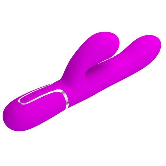 Вібромасажер із поступальним рухом серії Pretty Love - Mariana Twinkled Purple 7 vibration functions 4 rolling functions, Sex Aura | Зображення 5