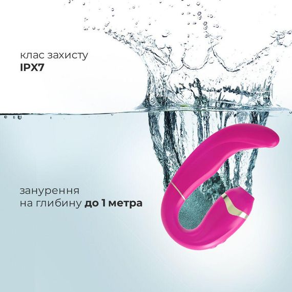 Пульсатор с вакуумной стимуляцией клитора Adrien Lastic My G (Pink) Sex Aura | Зображення 3