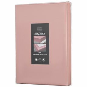 Простирадло на резинці Ardesto Mix&Match Premium, 180x200+30см, 100% бавовна, сатин, рожевий світлий (ART1820FSU)