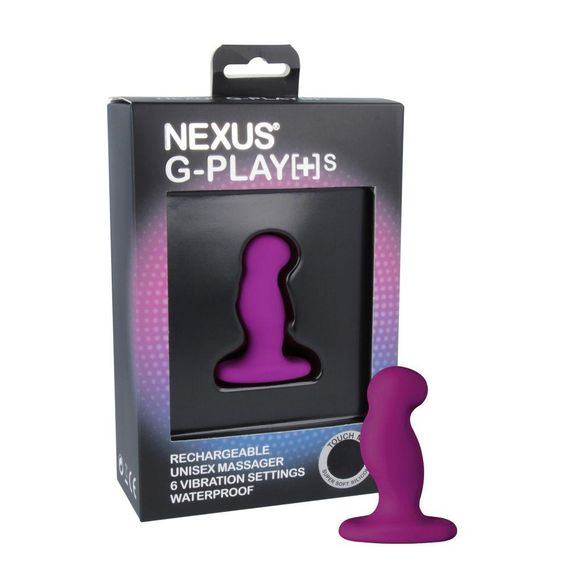Вібромасажер простати Nexus G-Play Plus S Purple, макс діаметр 2,3 см, перезаряджається Sex Aura | Зображення 1