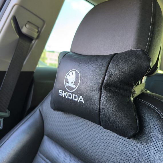 Автоподушки с логотипом Skoda Шкода, Подушка для сиденья для автомобильного кресла FG-23 | Зображення 6