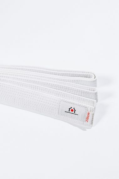 Білий пояс для дзюдо ТМ BUDOGI, серія BEGINNER, довжина 220 см | Зображення 1