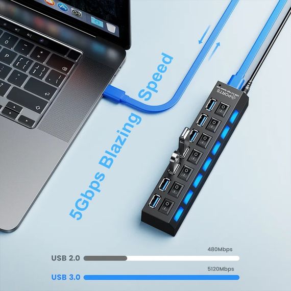 USB-хаб на 4 порти | Зображення 1