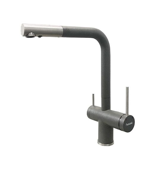 Кухонний змішувач Fabiano FKM 31.14 SS Titanium 8231.401.0779 | Зображення 2